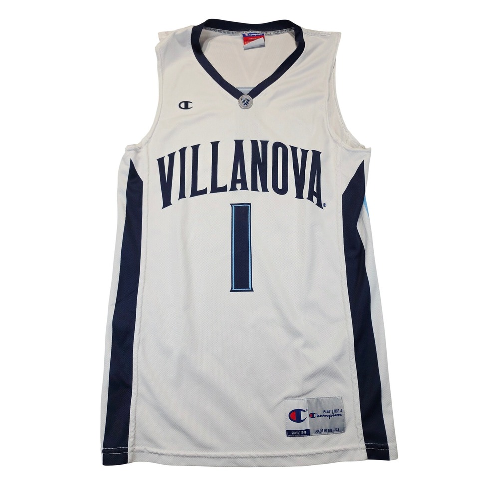 Vintage Champion Villanova Wildcats #1 Basketball Jersey Made in USA Sz S Rare